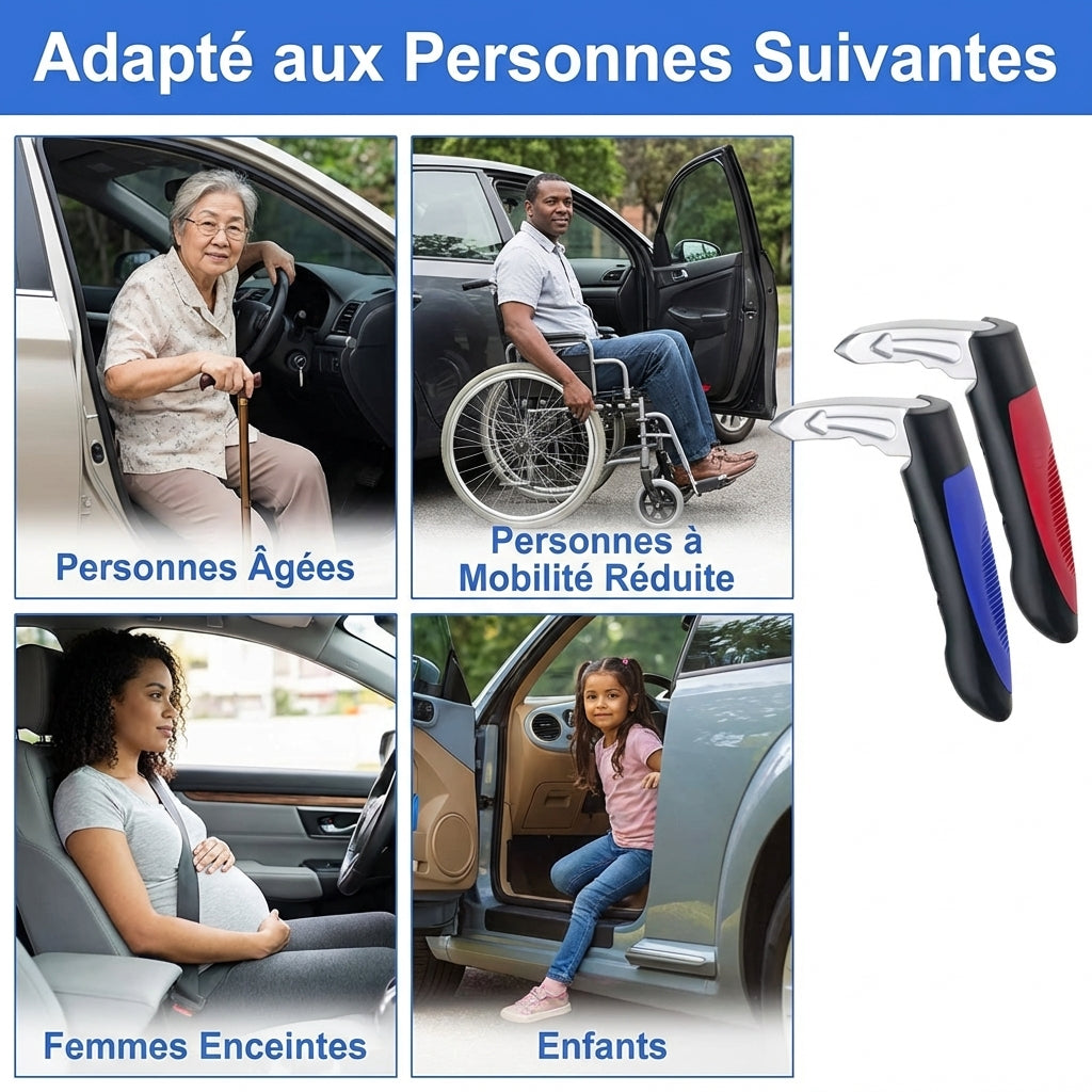 Poignée de sortie voiture pour seniors